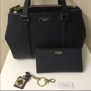 Kate Spade NWT Cut Out Spade Bag Charm / Key Chain